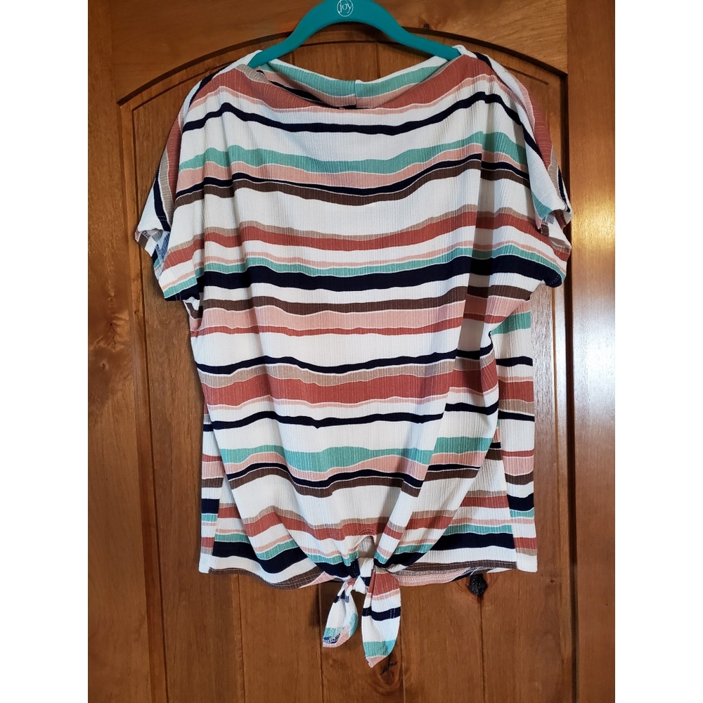 Hold Onto Happiness Multicolor Striped Blouse